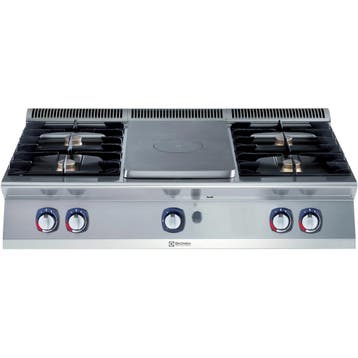 Fornuis/Doorkookplaat | e-XP 700 | Gas | 4 Branders (4x, Verzenden