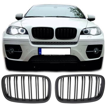 Sportieve Grille geschikt voor BMW X5 E70 en X6 E71 dubbele, Verzenden, Nieuw