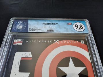 Universe X: Cap #1 - EGC 9.8 - 1 Graded comic - EO - 2001, Nieuw