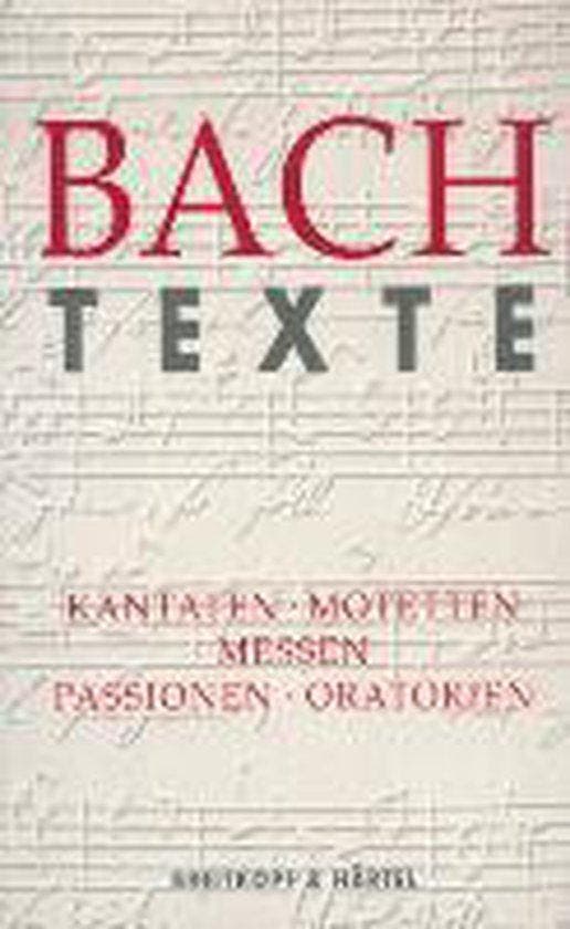 Bach Texte 9783765103278, Boeken, Taal | Duits, Gelezen, Verzenden