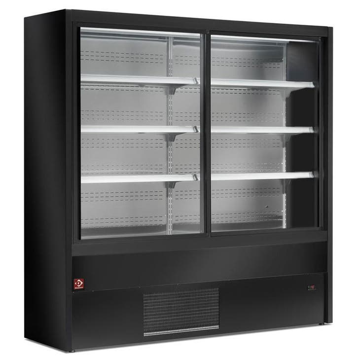 Wandkoeling | PADOVA | Zwart | +3°C/+6°C | Geforceerd | 4, Zakelijke goederen, Horeca | Keukenapparatuur, Nieuw in verpakking