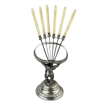 WMF / Geislingen - Porte couteau - Étain, Plaqué(e) argent, Antiquités & Art