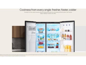 LG GSLC40PYPE - Amerikaanse koelkast - 641L met water- en, Verzenden, Zo goed als nieuw