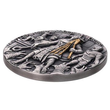 Niue. 5 Dollars 2023 Freya Osiris Gods of Anger 2 Oz ,