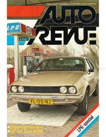1980 AUTO REVUE MAGAZINE 6 NEDERLANDS, Nieuw