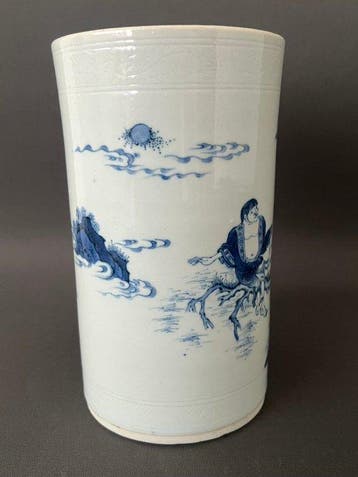 Blauw-witte - Porselein - China - 20e eeuw, Antiek en Kunst