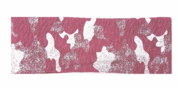 Haarband Stof 7,5cm - Camouflage Patroon - Zilver Fuchsia, Nieuw