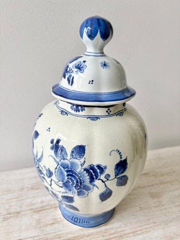 De Porceleyne Fles, Delft - Vase avec couvercle - Céramique, Antiquités & Art