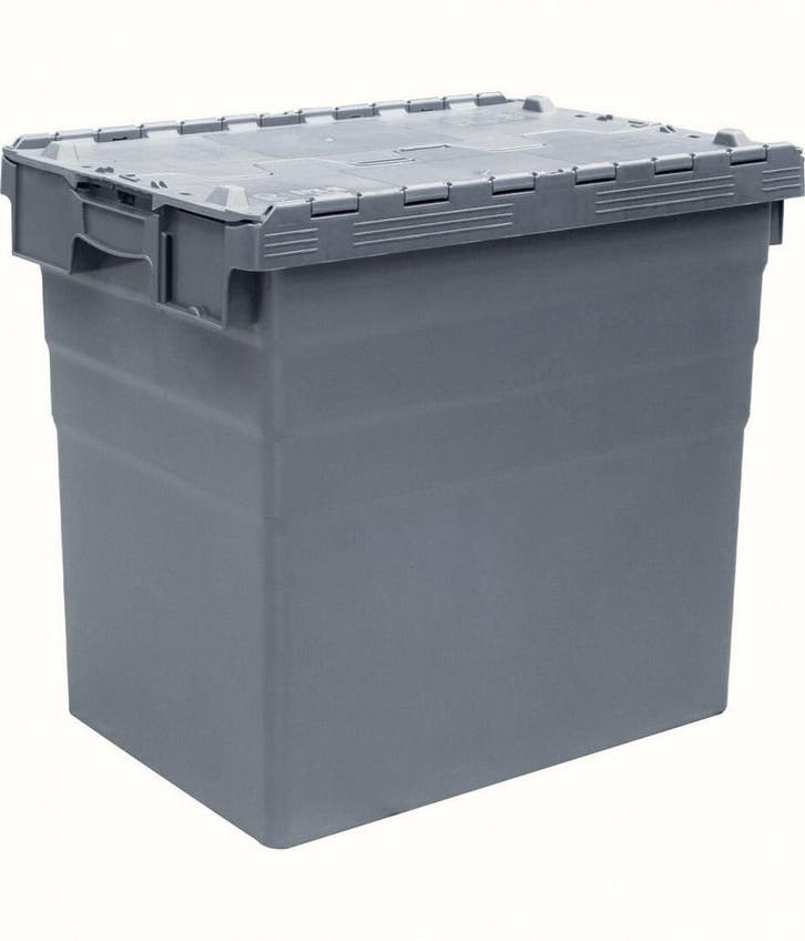 Distributiebak 600x400x516 mm euronorm grijs kunststof, Zakelijke goederen, Horeca | Overige, Ophalen of Verzenden