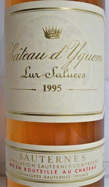 1995 Château dYquem - Sauternes 1er Cru Supérieur - 1 Fles