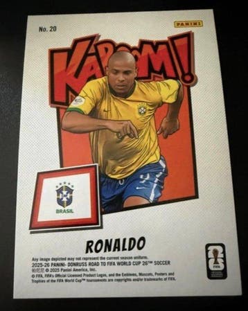 2025/26 Donruss Donruss Road to FIFA World Cup Ronaldo 20