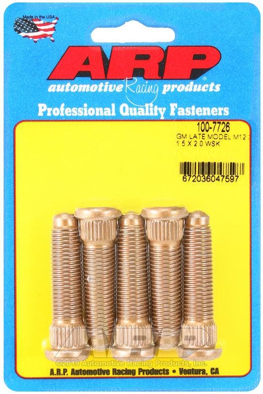 ARP GM Late Model M12 X 1.5 X 2.0 Wheel Stud Kit, Autos : Divers, Accessoires de voiture, Enlèvement ou Envoi