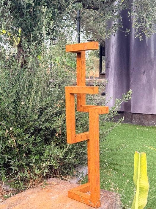Ana Lucia B.M - Sculpture Corten - XL - No Reserve, Antiquités & Art, Art | Objets design