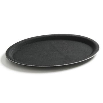Dienblad | Glasvezel | Zwart | Antislip | Stapelbaar |, Verzenden, Nieuw in verpakking