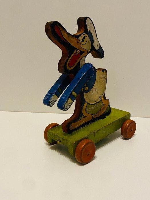 Donald Duck - Donald Duck 1 & houten Donald Duck toy - 1, Verzamelen, Disney