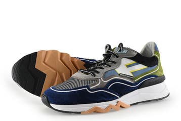 Floris van Bommel Sneakers in maat 40 Blauw, Kleding | Heren, Schoenen, Floris van Bommel, Zo goed als nieuw, Sneakers, Verzenden