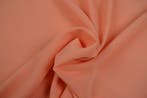 15 meter chiffon stof - zalmroze, Verzenden, 120 cm of meer, Roze, Polyester