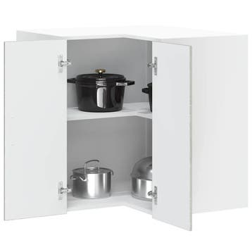 vidaXL Keuken hoekkast Porto bewerkt hout grijs sonoma, Verzenden, Nieuw