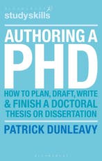 Authoring A PHD Thesis 9781403905840 Patrick Dunleavy, Verzenden, Gelezen, Patrick Dunleavy