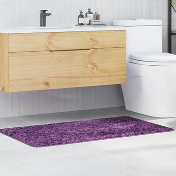 vidaXL Antislip Badmat Paars 70 x 120 cm PP, Verzenden