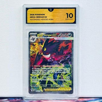 Pokémon Graded card - MEGA GENGAR 284 - Pokémon - GG 10, Nieuw