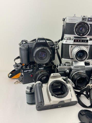 Nikon, Minolta, Canon, Petri, Porst, Miranda Collection of