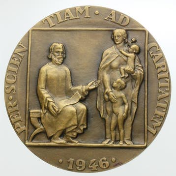 Frankrijk. Médaille Bronze Louis Bazy, H. Drosy, 1946