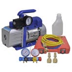 vidaXL Vacuümpomp 1-traps met 4-voudige manometerset, Elektronische apparatuur, Verzenden, Nieuw