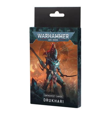 Datasheet cards Drukhari 10th edition (Warhammer 40.000, Ophalen of Verzenden