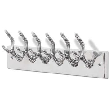 vidaXL Aluminium kapstok zilverkleurig, Huis en Inrichting, Woonaccessoires | Kapstokken, Verzenden, Nieuw