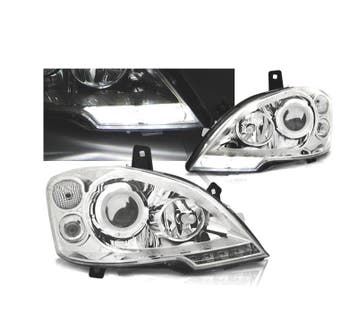 PHARES MERCEDES VITO W639 10-14 DAYLIGHT FOND CHROMÉ, Auto-onderdelen, Verlichting, Verzenden