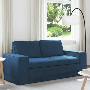 vidaXL bank / zetel Blauw 182 x 80 x 82 cm Stof, Verzenden