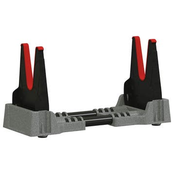vidaXL Schietsteun Verstelbaar Grijs 46 x 14 x 19,5 cm, Sports & Fitness, Accessoires de sport de tir, Verzenden