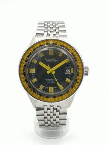 Philip Watch - Caribbean 1000m Big Yellow - Heren -, Nieuw