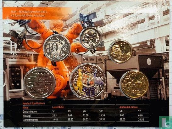 Australië jaarset 2012, Timbres & Monnaies, Monnaies | Océanie, Envoi