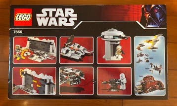 Lego Set - 7666 - Star Wars - Hoth Rebel Base - Limited, Nieuw