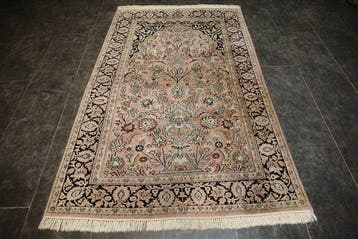 Kasjmier zijde - Tapijt - 183 cm - 123 cm - zijden tapijt, Nieuw