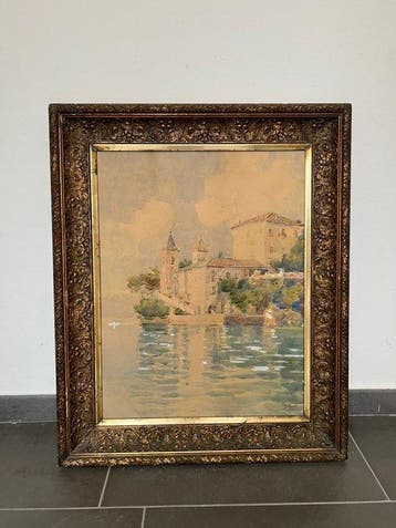 Scuola Italiana (XIX-XX) - Lago