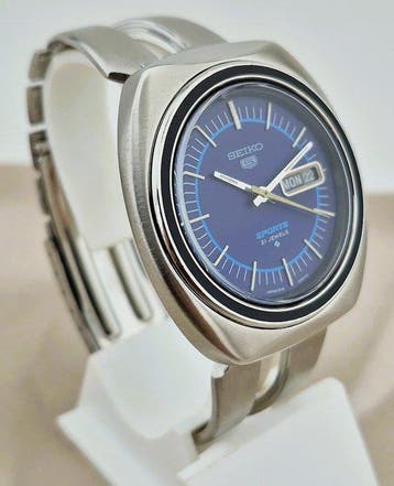 Seiko - Sans prix de réserve - 5 sports Blue Vintage - Homme