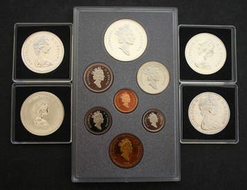 Canada. Elizabeth II. 1967-1994 (11 coins)