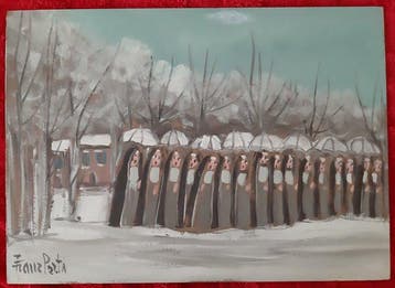 Franz Porta (1937 - 2001) - Suore în processione