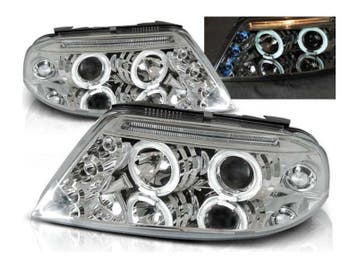 Angel Eyes koplampen Black geschikt voor VW Passat 3BG, Auto-onderdelen, Verzenden, Nieuw, Volkswagen