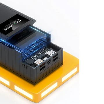 50.000mAh Powerbank met 4 Oplaadpoorten - LED Display - 66W, Télécoms, Verzenden