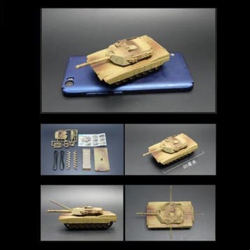 M1A2 Abrams Bouwkit 1:72 Schaalmodel - Amerikaanse Leger, Verzenden