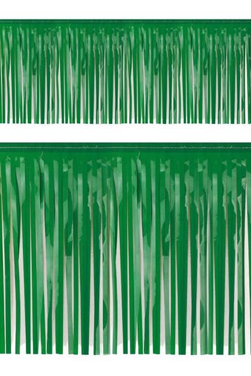 KIMU® Franje Slinger Groen Fringe 6 Meter Gekleurde Slingers, Ophalen of Verzenden, Nieuw