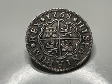 Spanje. Carlos III. 1 Reale 1768 Sevilla CF