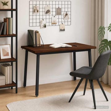 vidaXL 120 x 80 x 75 cm Massief Acacia Hout Donkerbruin en, Huis en Inrichting, Verzenden, Nieuw