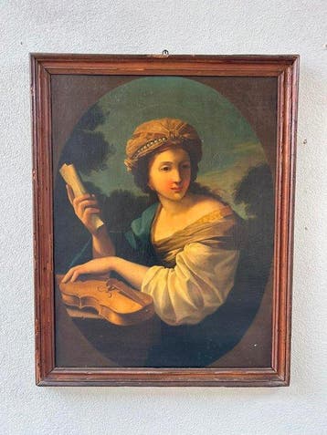 Scuola italiana (XVIII), After Romanelli - Santa Cecilia, Antiek en Kunst