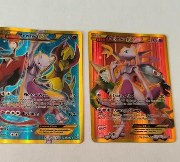 Pokémon - 2 Card - Mewtwo #163 - #164 Secret rare,