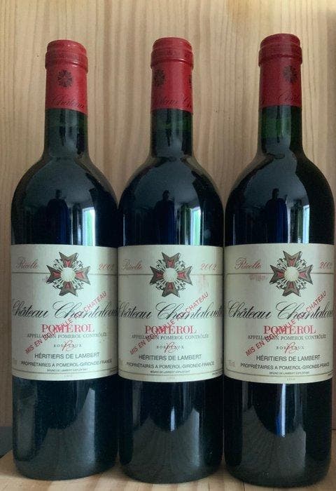 2002 Chateau Chantalouette - Pomerol - 3 Flessen (0.75, Verzamelen, Wijnen
